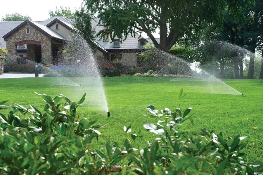 Installed irrigation system in Atlanta